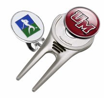 Massachusetts Minutemen Divot Tool Hat Clip With Golf Ball Marker Of 2)