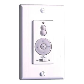 Minka-Aire WC211 Wall 3-Speed Fan and Up Down Light Dimmer by Amazon-Minka-Aire