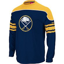 NHL Youth Buffalo Sabres Shootout L/S Tee - R58Dxybb (True Navy, Large)