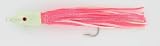 12oz Dual Pull Jig with Vinyl Skirts Glow Head Pink over Pearl