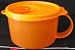 Tupperware CrystalWave Soup Mug Orange