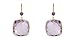 CleverEve's 14kt Gold Y Earring Pink Amethyst title=
