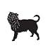 Companion Dog Pet Affenpinscher Car Truck Vehicle Bumper Helmet Decal Sticker Wall Art Laptop Design Skin Stickers