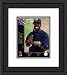 Framed Bill Hall Milwaukee Brewers Photograph