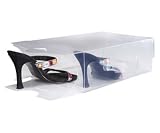 Anti-Slip Clear Shoe Boxes - 15 pack+ 15 free dividers
