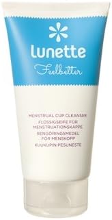 Lunette Clear Menstrual Cup with 10 Disinfecting Cupwipes and Feelbetter Cleanser ~ Model 1