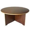 Linear Round Cocktail Table - Cocoa