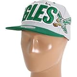 Mitchell & Ness Philadelphia Eagles Large Wordmark Snapback Adjustable Hat