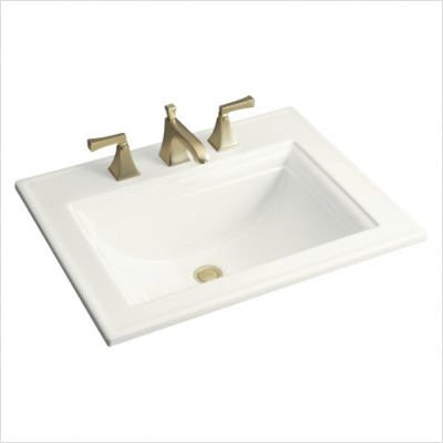 Memoirs Stately Self-Rimming Bathroom Sink Finish: White, Centers: 4