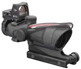 Acog 4 X 32 Scope Dual Illuminated 4.0 Moa Chevron .223 Ballistic Reticle, Red