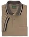 Cotton Pique Pocket Polo with Striped Trim