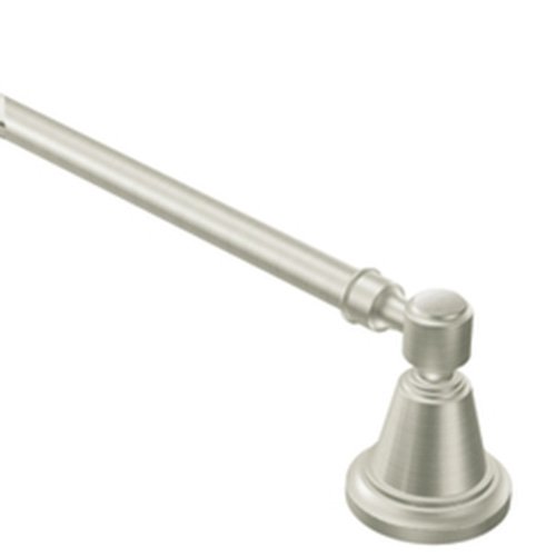 Moen DN3618BN Inspirations 18-Inch Towel Bar, Brushed Nickel