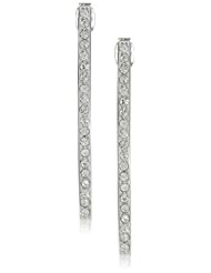 Stainless Steel Austrian Crystal Drop Earrings