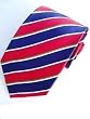 Ryan - Poly Woven Tie-Pink with Blue/Beige Highlights Ryan - Poly Woven Tie-Pink with Blue/Beige Highlights