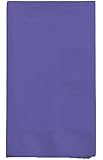 Creative Converting Touch of Color 2-Ply 50 Count Paper Dinner Napkins, Purple