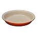 Le Creuset Stoneware Pie Dish, Volcanic, 24 cm
