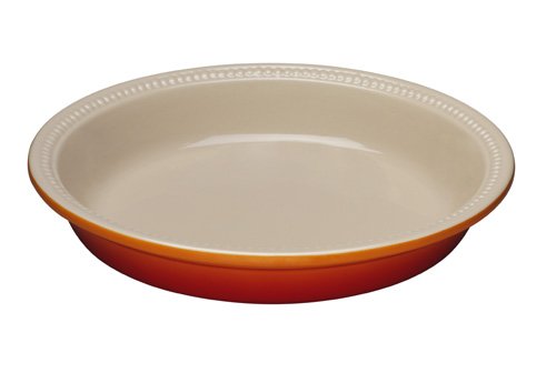 Le Creuset Stoneware Pie Dish, Volcanic, 24 cm
