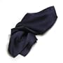 Solid Series Square Silk Scarf - Navy