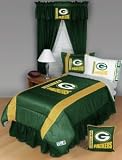 Green Bay Packers NFL Bedding - Sidelines Comforter and Sheet Set Combo