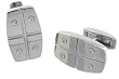 Matrix Brushed Titanium Cufflinks