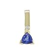 14K Yellow Gold Tanzanite and Diamond Pendant