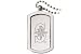 Seattle Mariners Dog Tag Necklace