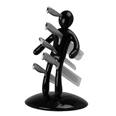 Messerblock VOODOO schwarz - Set mit 5 Qualit�tsmessern