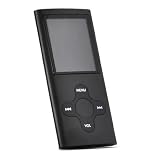 Mini MP3-Player Video/Foto Multimedia Spieler 4GB (MP3,WMA,WAV, Diktiergerät, Lyricsanzeige, + Spiel) schwarz 40g leicht