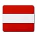 Austria Flag Mouse Pad