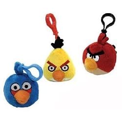 Angry Birds Plush Backpack Clip Assortment