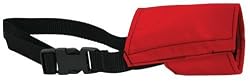 Standard Nylon Muzzle - Terrier For dogs 10-25 lbs - 5.25" - Red