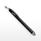 BoxWave EverTouch Capacitive Samsung Wave 2 Pro Stylus - (Newest Technology) Touchscreen Stylus with Ultra Durable FiberMesh Fabric Tip for Ultra Responsive, Smoother Glide, and Increased Accuracy - NEW VERSION - (Jet Black)