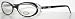 LULU GUINNESS Women's Eyeglass Frame BLACK W/ RHINESTONES