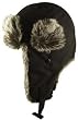 Free Authority Black Nylon Bomber with Fur Hat