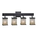 Kenroy Home 3375 Plateau 4-Light Vanity, Oil Rubbed Bronze