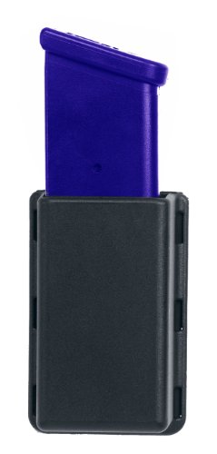 Uncle Mike's Tactical Kydex Large Double Row Single Magazine Case, 10mm - .45 Caliber