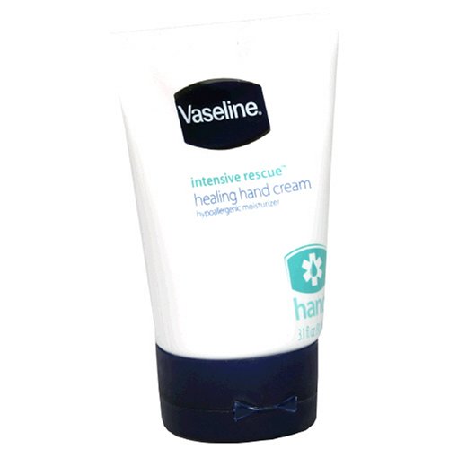 Vaseline Intensive Rescue Healing Hand Cream, 3.1 fl oz Containers (Pack of 6)