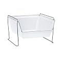 Storage Solutions Poly Stacking Baskets Set of 3 - Frost (Medium)