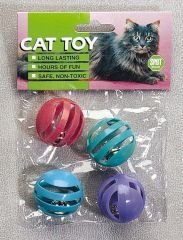 Ethical Cat Slotted Balls 4 Pack - 2848