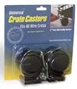 Midwest Universal Crate Casters (2 Pack) - Attach anywhere two wires intersect.