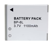 Digital Concepts BP-6L Replacement Battery for Canon NB6L (Grey) - Harry Potter 6 Books