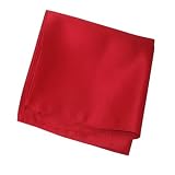 Solid Crimson Red Pocket Square