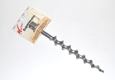 Holly® Produkte – DER PROFI-WURMI – Superwurm (Aluminium) mit Multihalter – Schraubheringe – Zeltheringe – BODENANKER – Wurmi-produkte für CAMPING-CARAVAN-OUTDOOR-FREIZEiT – MADE in GERMANY – LANGZEIT-TEST bestanden