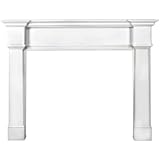 Pearl Mantels 550-48 Richmond 48-Inch Fireplace Mantel Surround with Medium Density Fiberboard, White
