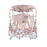 Crystorama Lighting Group 5230-AW-Rosa Blush / Clear Melrose Single Light 24 Percent Lead Crystal Sh