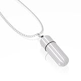 Power Bullet MiVibe 29 Chain Necklace with Detachable Silver 3-Speed Power Bullet, Silver Necklace/Silver Bullet