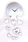 Cosmo Galaxy Designer Wall Clocks-Silver (Code: I0895)