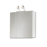 Posseik 5422 76 Spiegelschrank, 3-türig, weiß