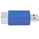 Uspeed USB 3.0 A Male to B Female Adapter Blue