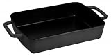 Staub - 1304023 - Plat À Four - Fonte - Rectangulaire - Noir - 38 x 26 Cm